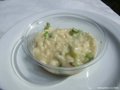 Risotto s chřestem Risotto s chřestem