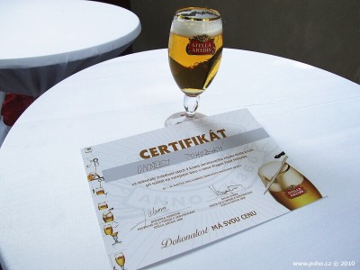 Certifikát od Stelly Certifikát od Stelly