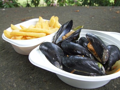Mušle s hranolkami - Les Moules Mušle s hranolkami - Les Moules