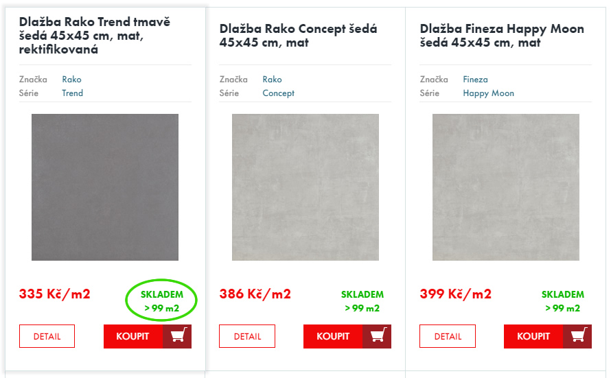 Dlažba kuchyně